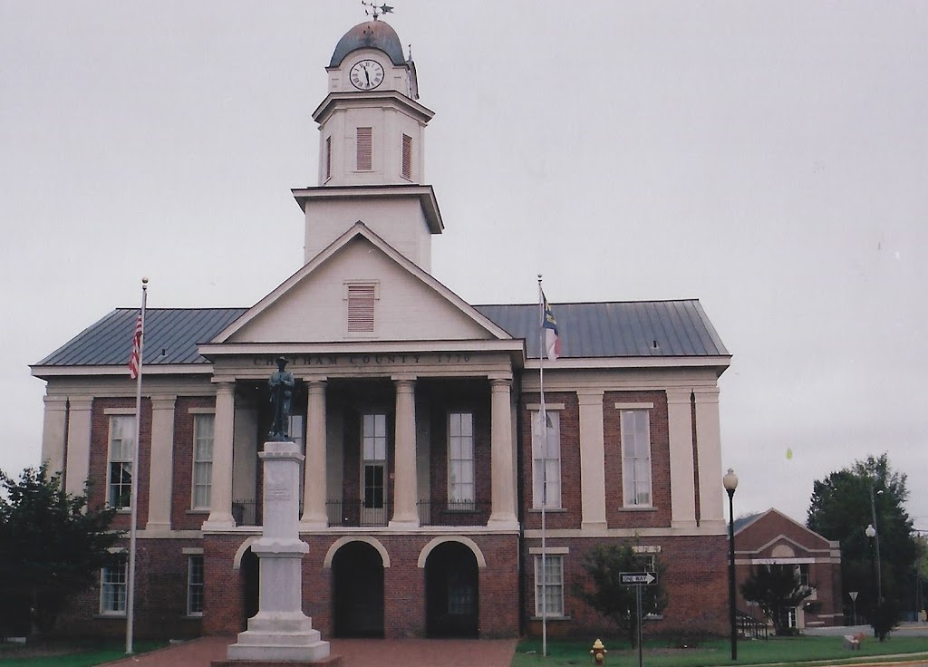 Chatham County Courthouse | 40 E Chatham St, Pittsboro, NC 27312, USA | Phone: (919) 545-3500