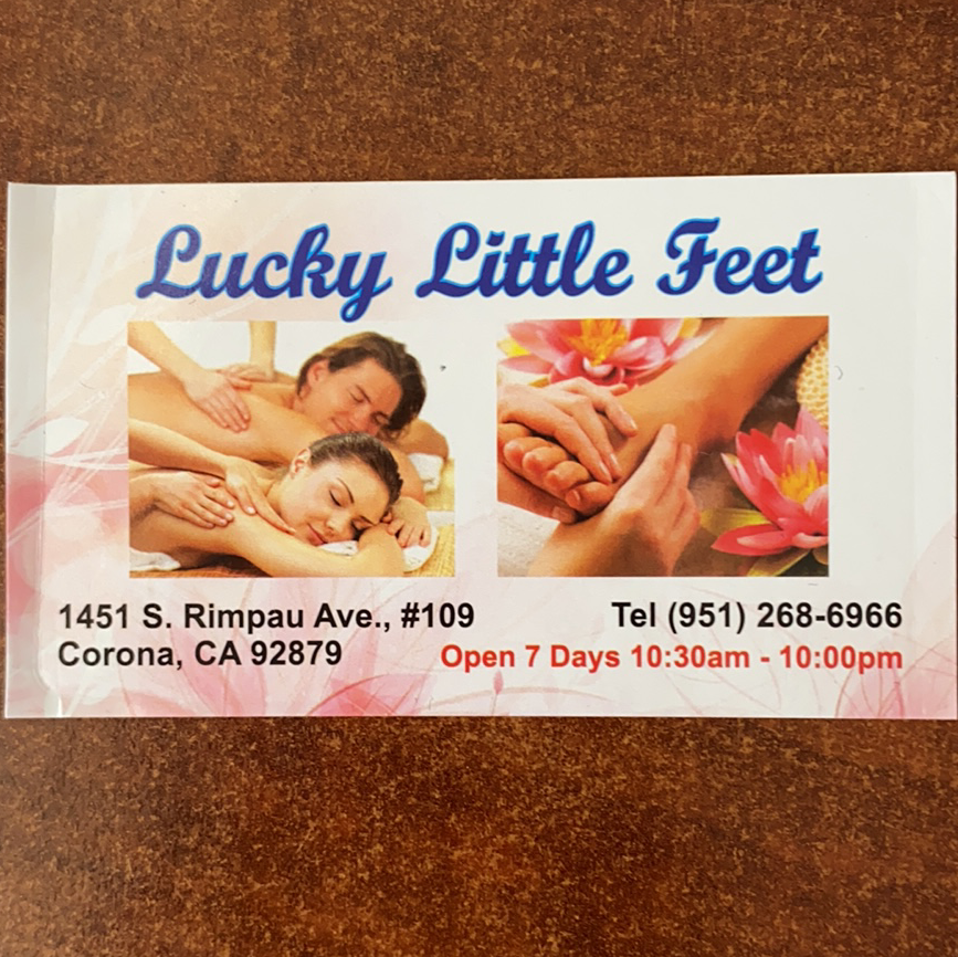 Lucky Little Feet | 1451 Rimpau Ave #109, Corona, CA 92879, USA | Phone: (951) 268-6966