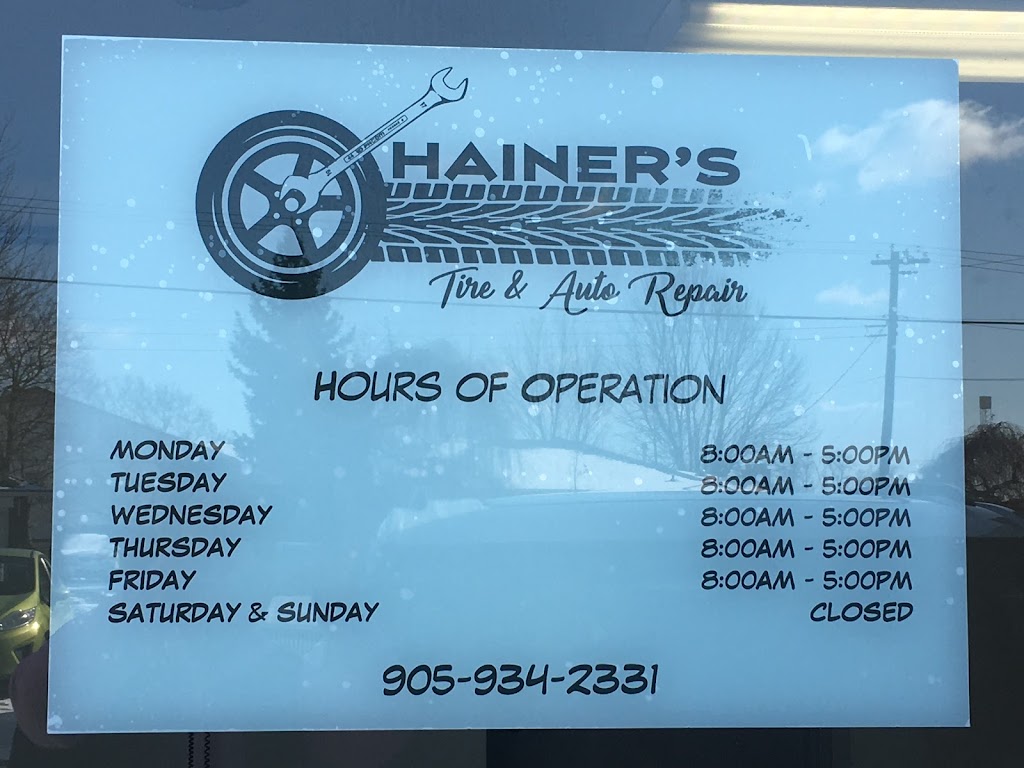 Hainers Discount Tire & Auto Repair | 1198 Third Street Louth, St. Catharines, ON L2R 6P9, Canada | Phone: (905) 934-2331