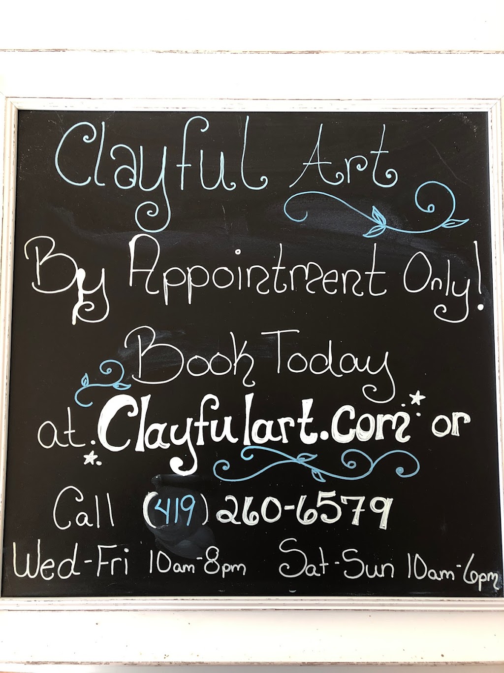 Clayful Art | 12 N 3rd St, Waterville, OH 43566, USA | Phone: (419) 260-6579