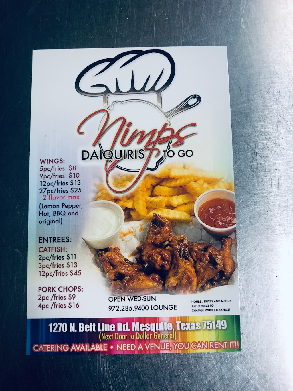 Nimps Daiquiris To Go | 1270 N Belt Line Rd, Mesquite, TX 75149 | Phone: (972) 285-9400