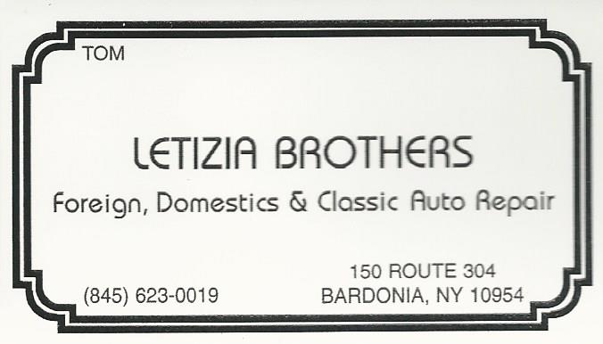 Letizia Brothers of Rockland, Inc. | 150 NY-304, Bardonia, NY 10954, USA | Phone: (845) 623-0019