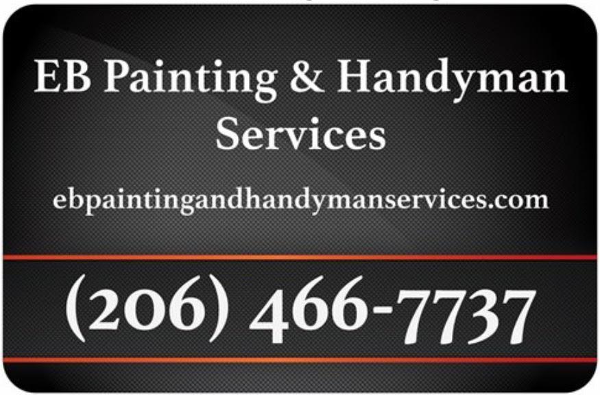 EB Painting and Handyman Services | 2304 60th St SE, Everett, WA 98203, USA | Phone: (206) 466-7737