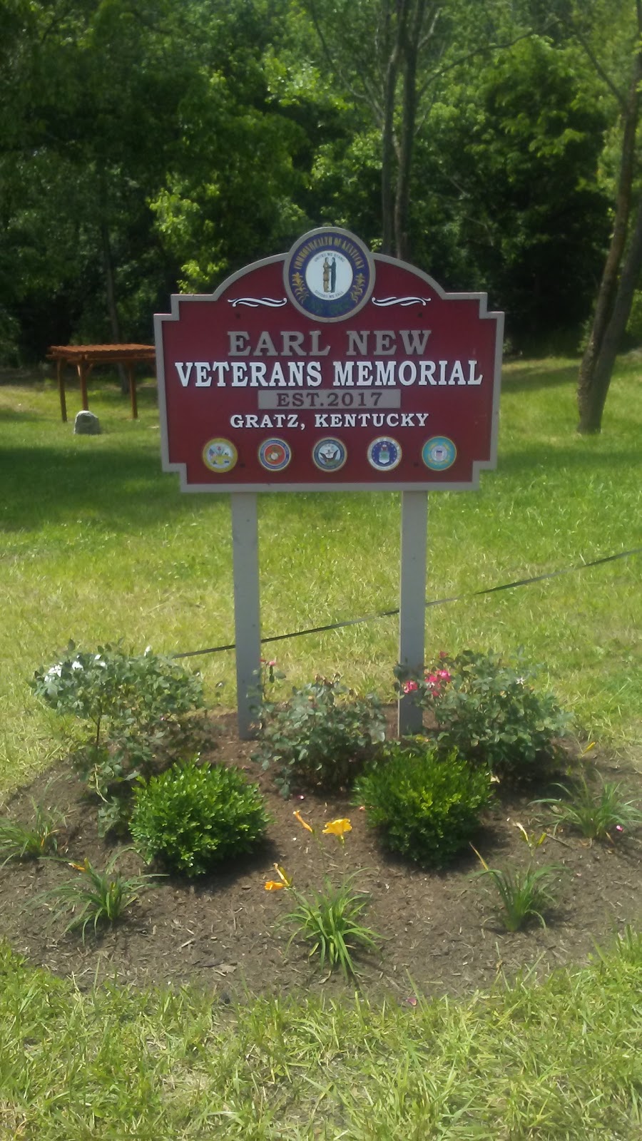 Earl New Veterans Memorial Park | 688 Crittenden St, Gratz, KY 40359, USA | Phone: (513) 258-1475