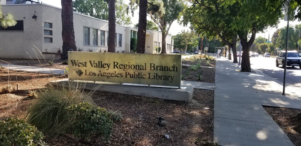 West Valley Regional Branch Library | 19036 Vanowen St, Reseda, CA 91335 | Phone: (818) 345-9806