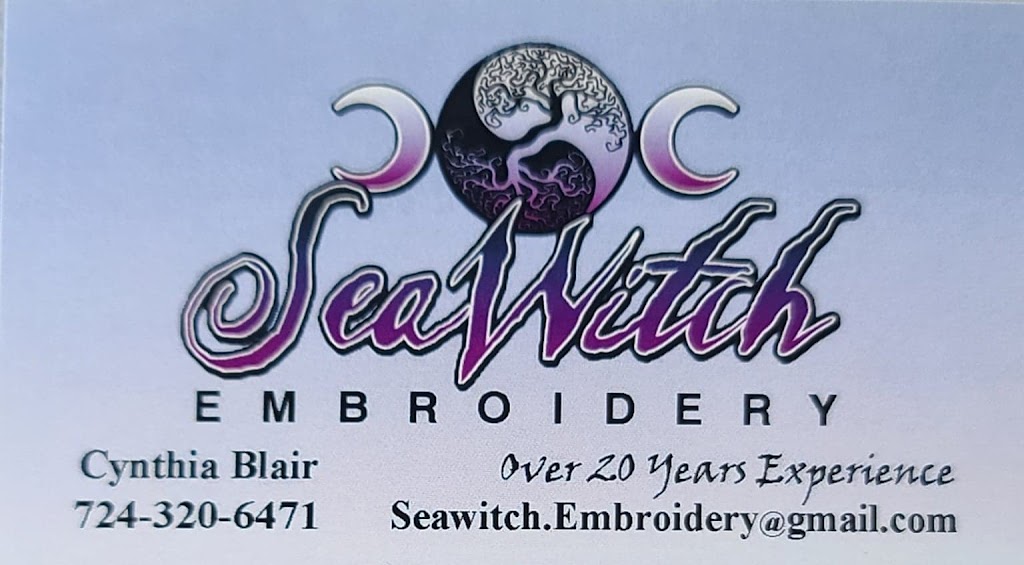 SeaWitch Embroidery | 218 First street, Continential #3, Uniontown, PA 15401, USA | Phone: (724) 320-6471