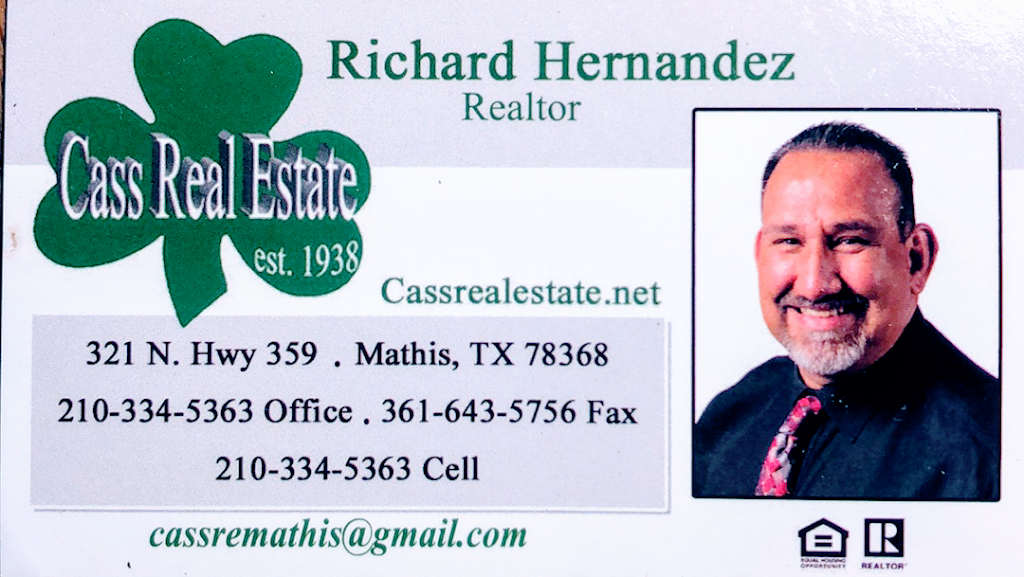 Cass Real Estate | 321 N, TX-359, Mathis, TX 78368, USA | Phone: (361) 255-6075