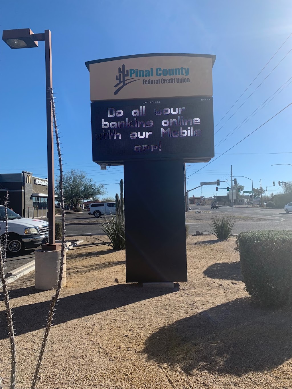 Pinal County Federal Credit Union | 851 N Pinal Pkwy Ave, Florence, AZ 85132, USA | Phone: (520) 381-3100