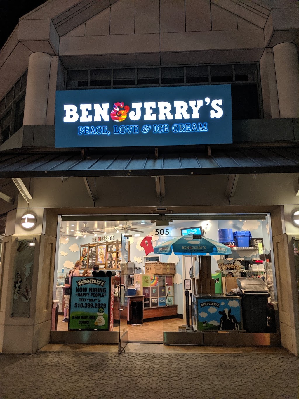 Ben & Jerry’s | 505 Embarcadero West, Oakland, CA 94607, USA | Phone: (510) 663-3477