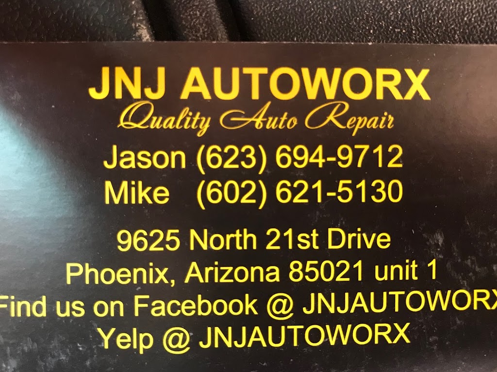 JNJ AUTOWORX | 9625 N 21st Dr #1, Phoenix, AZ 85021, USA | Phone: (602) 621-5130