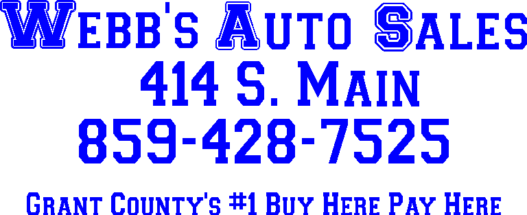Webbs Auto Sales | 414 S Main St, Williamstown, KY 41097, USA | Phone: (859) 414-7636