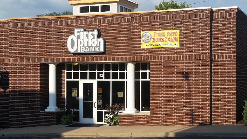 First Option Bank Louisburg | 103 S Broadway St, Louisburg, KS 66053, USA | Phone: (913) 557-0800