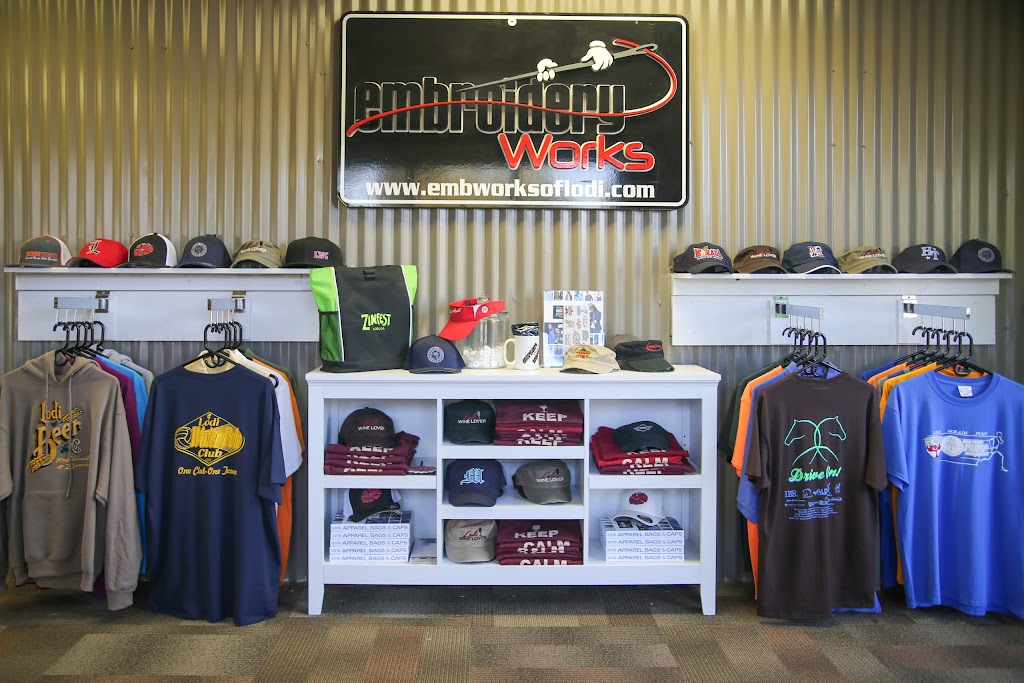 Embroidery Works | 2441 S Stockton St #3, Lodi, CA 95240, USA | Phone: (209) 366-2175