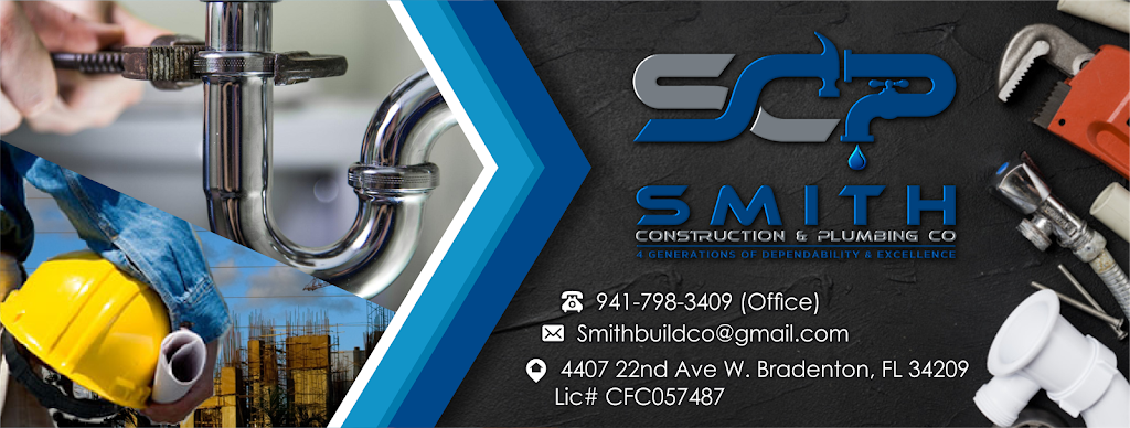 Smith Construction & Plumbing Co. | 4407 22nd Ave W, Bradenton, FL 34209, USA | Phone: (941) 798-3409