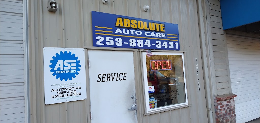 Absolute Auto Care | 9707 Key Peninsula Hwy NW, Gig Harbor, WA 98329, USA | Phone: (253) 884-3431