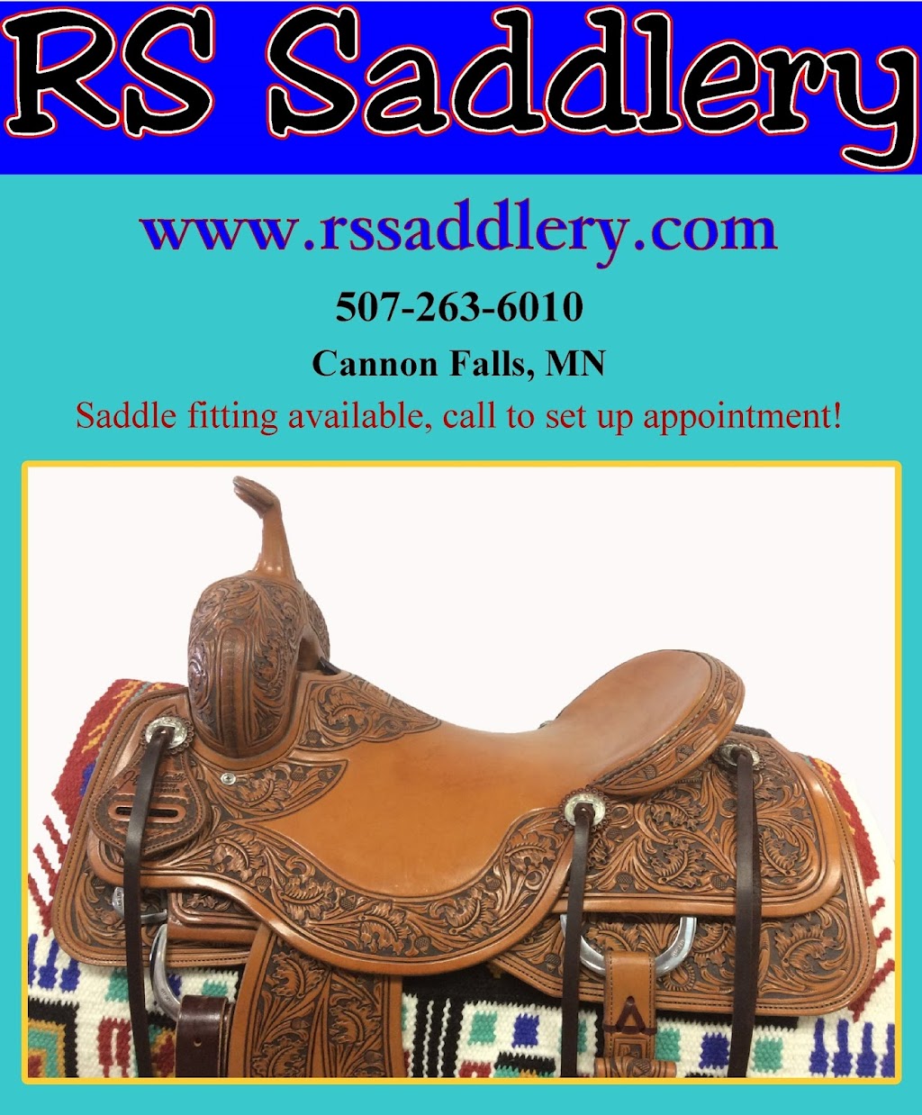 RS Saddlery | 28195 Harry Ave, Randolph, MN 55065, USA | Phone: (507) 263-6010
