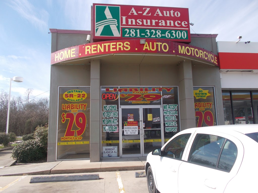 A-Z Auto Insurance | 6007 FM 2100 Rd, Crosby, TX 77532 | Phone: (281) 328-6300