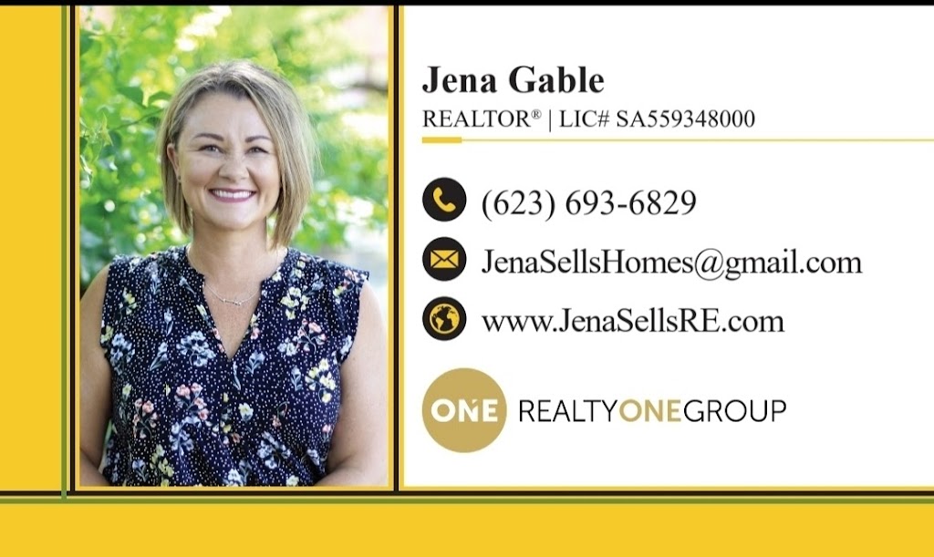 Jena Gable - AZ REALTOR Realty ONE Group | 17235 N 75th Ave suite c-190, Glendale, AZ 85308, USA | Phone: (623) 693-6829