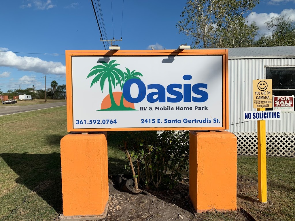 Oasis RV & Mobile Home Park | 2415 E Santa Gertrudis St, Kingsville, TX 78363, USA | Phone: (361) 592-0764