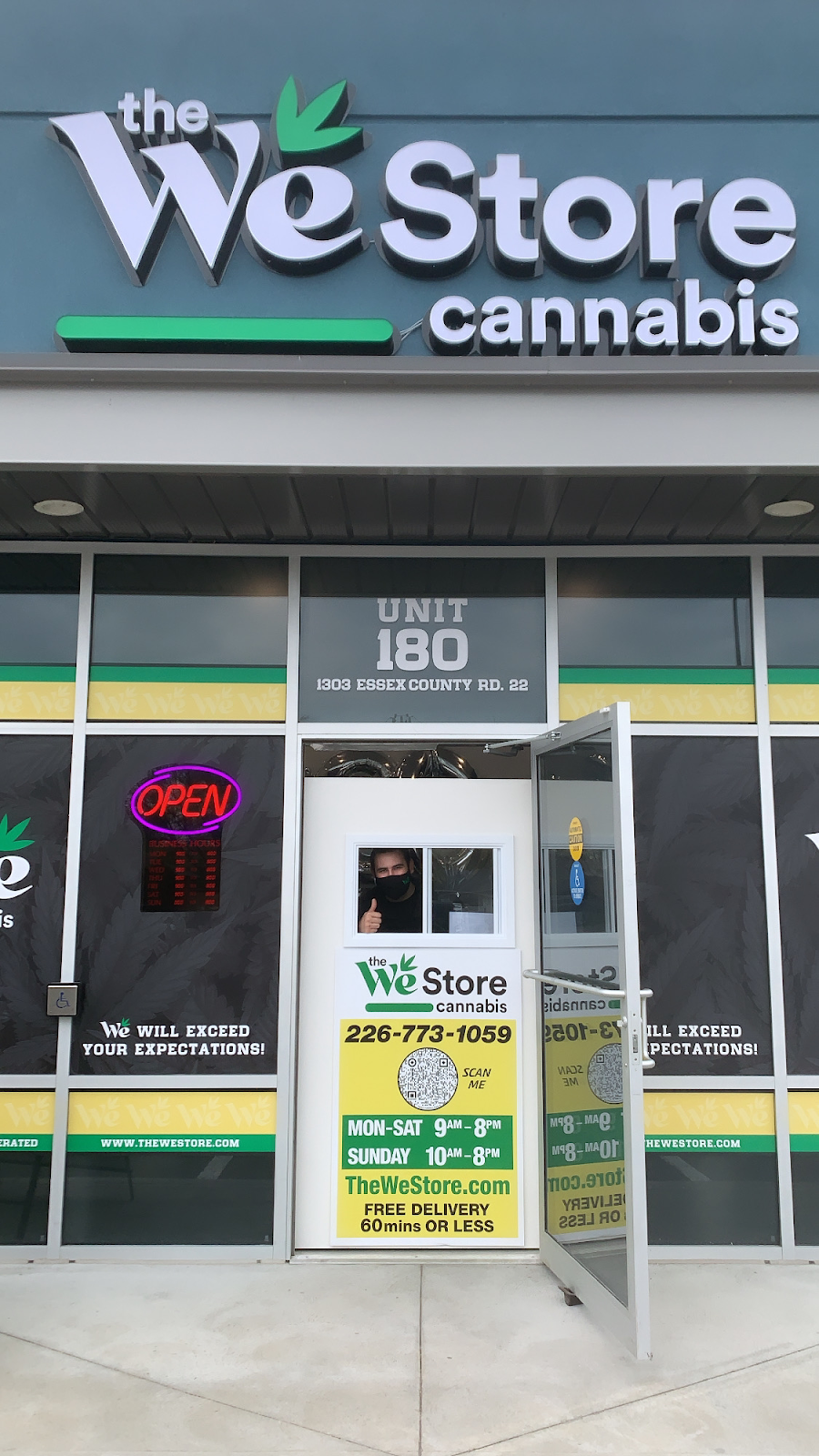 The We Store Cannabis - Lakeshore Dispensary | 1303 Essex County Rd 22 Unit 180, Belle River, ON N0R 1A0, Canada | Phone: (226) 773-1059