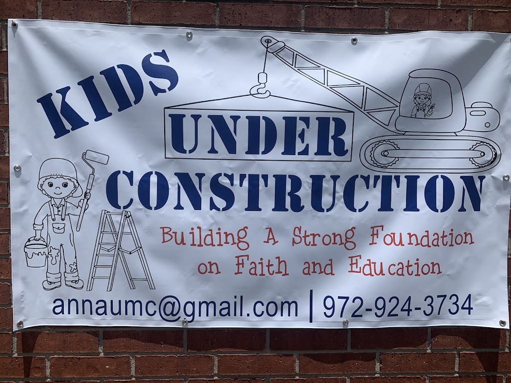 Kids Under Construction | 100 W 2nd St, Anna, TX 75409 | Phone: (972) 924-3734