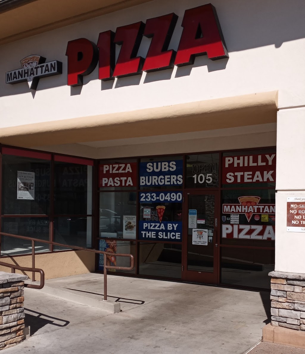 Manhattan Pizza | 8550 W Charleston Blvd #105, Las Vegas, NV 89117, USA | Phone: (702) 233-0490