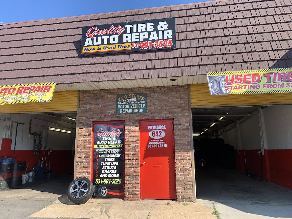 Quality Tire & Auto Repair | 642 W Montauk Hwy, Lindenhurst, NY 11757, USA | Phone: (631) 991-3525