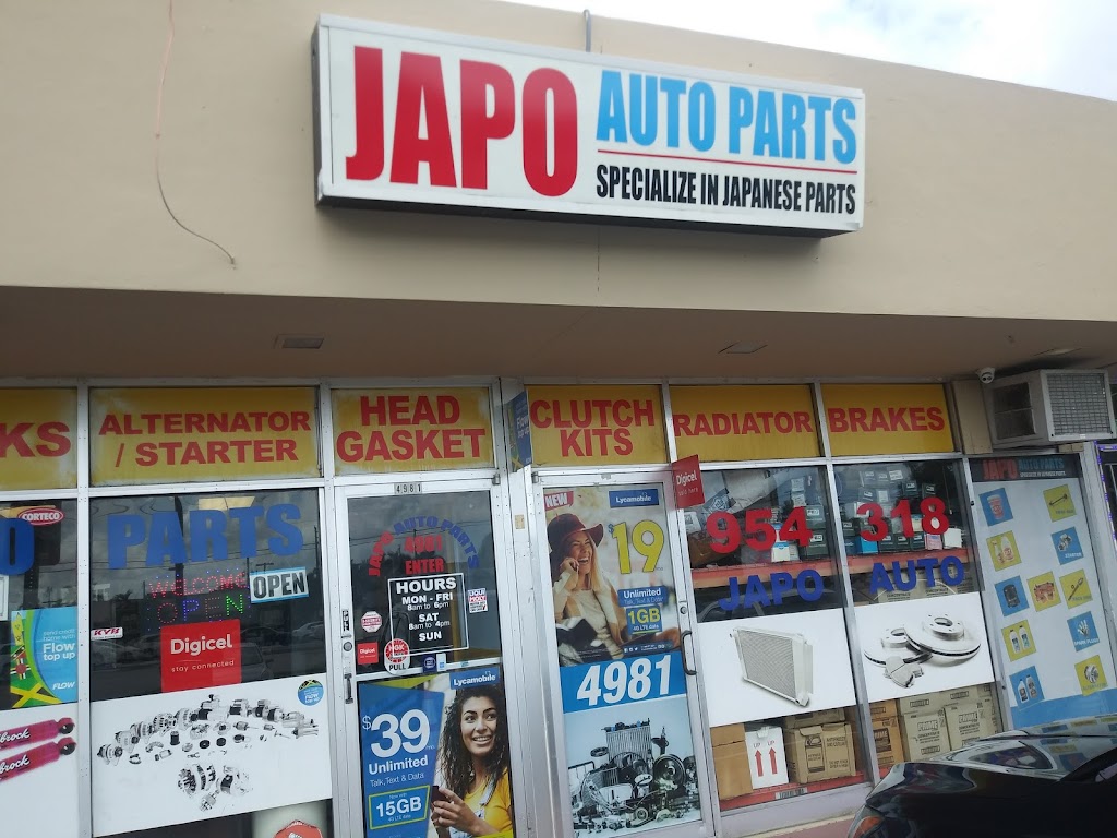 Japo Auto Parts | 3963 NW 19th St, Lauderdale Lakes, FL 33311, USA | Phone: (954) 318-3220