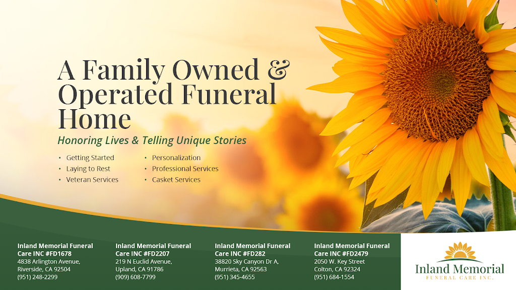 Inland Memorial Funeral Care INC | 219 N Euclid Ave, Upland, CA 91786, USA | Phone: (909) 608-7799