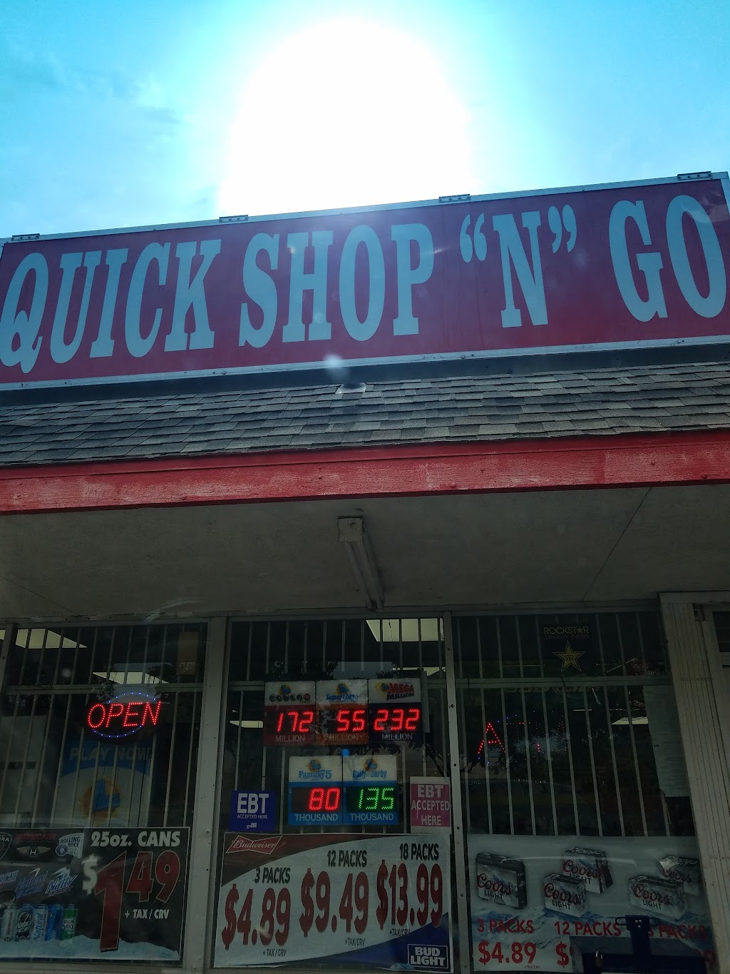 Quick Shop & Go | 2013 Prescott Rd, Modesto, CA 95350, USA | Phone: (209) 524-6920