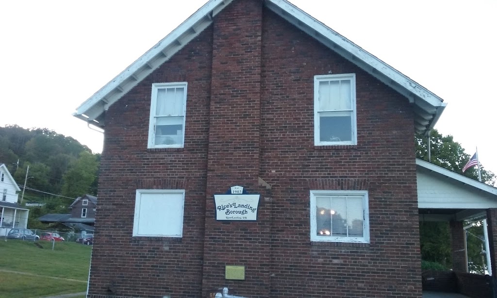 Rices Landing Borough Office | 137 Main St, Rices Landing, PA 15357, USA | Phone: (724) 592-6055