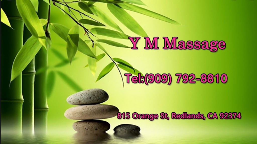 Y M Massage | 815 Orange St, Redlands, CA 92374, USA | Phone: (909) 792-8810