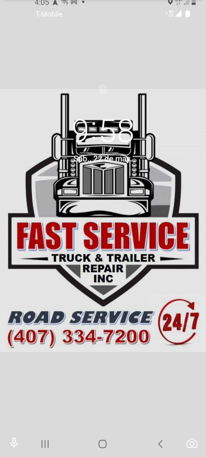 Fast Service Truck  Trailer Repair INC. | 1868 Red Canyon Dr, Kissimmee, FL 34744, United States | Phone: (407) 334-7200