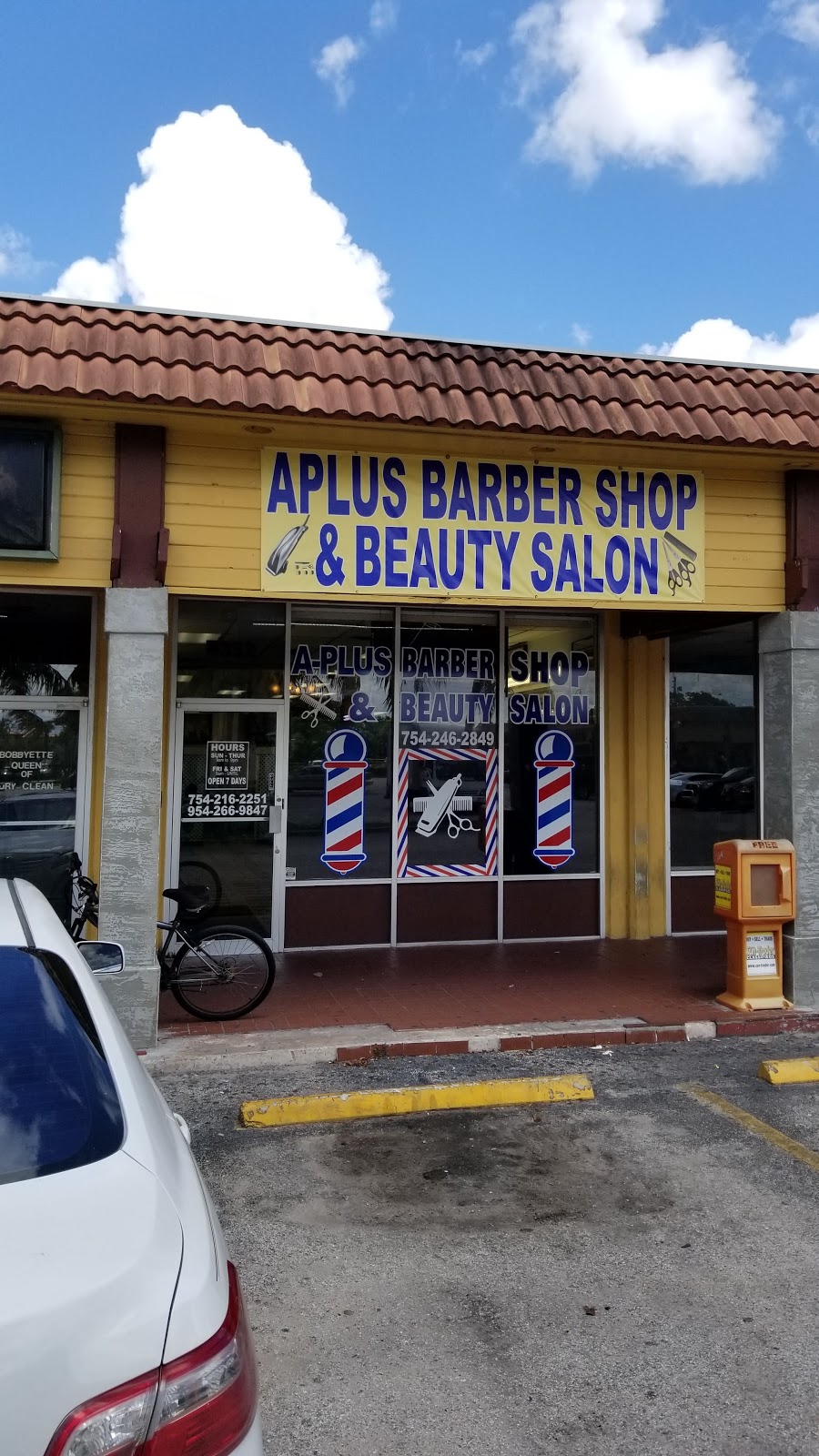 A Plus Barber Shop & Beauty Salon | 4332 FL-7, Lauderdale Lakes, FL 33319, USA | Phone: (954) 997-2216