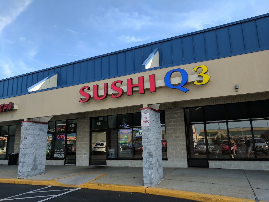 Sushi Q3 Millersville | 691 Old Mill Rd, Millersville, MD 21108, USA | Phone: (443) 685-3325