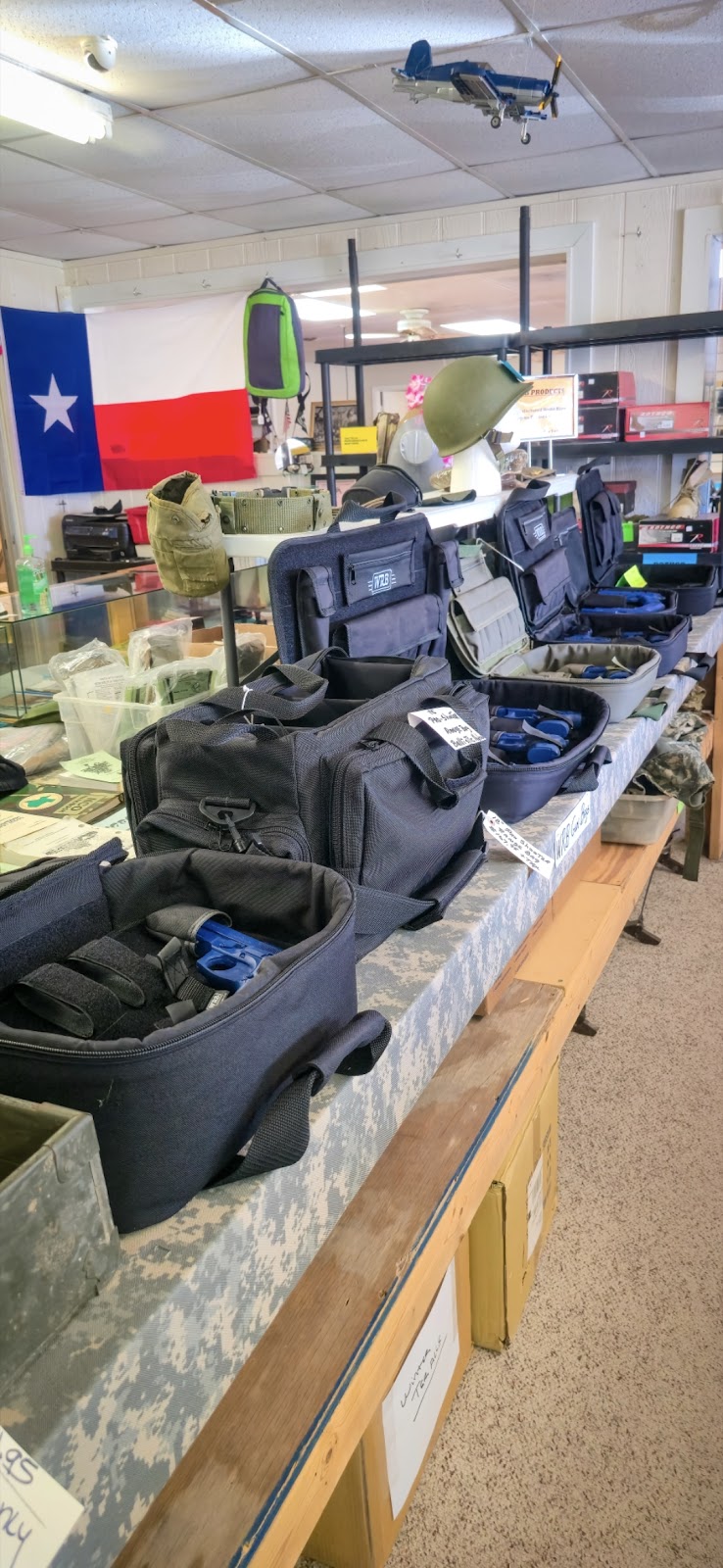 WRB Military Surplus | 131 E Main St, Gun Barrel City, TX 75156, USA | Phone: (903) 887-2899