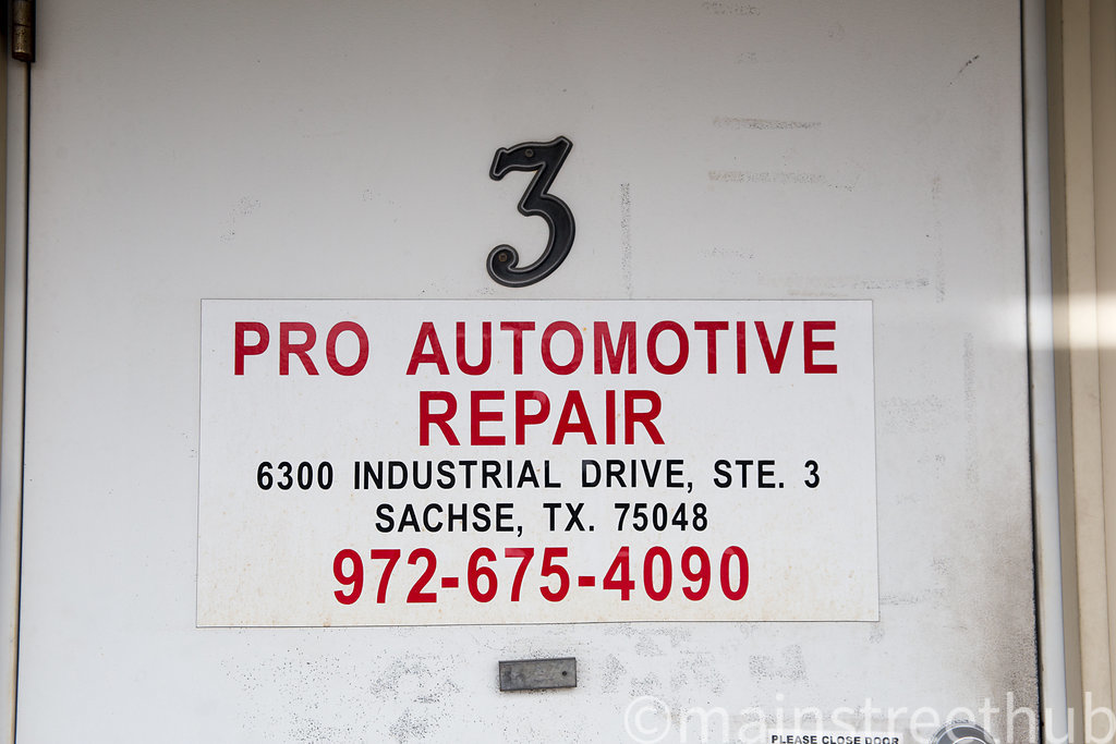 Pro Automotive Repair | 6300 Industrial Dr #3, Sachse, TX 75048, USA | Phone: (972) 675-4090