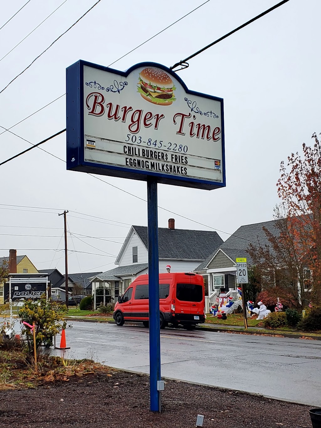 Burger Time | 450 N Main St, Mt Angel, OR 97362, USA | Phone: (503) 845-2280