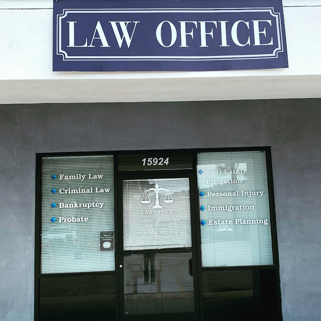 The Law Office of Ricardo Gomez | 15924 Halliburton Rd, Hacienda Heights, CA 91745 | Phone: (626) 723-4187