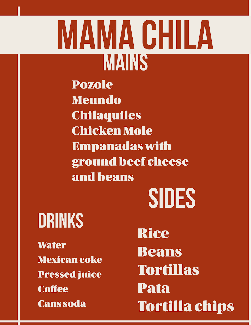 MAMA CHILA MENUDO | 8200 Hooper Ave., Los Angeles, CA 90001, USA | Phone: (916) 890-7576