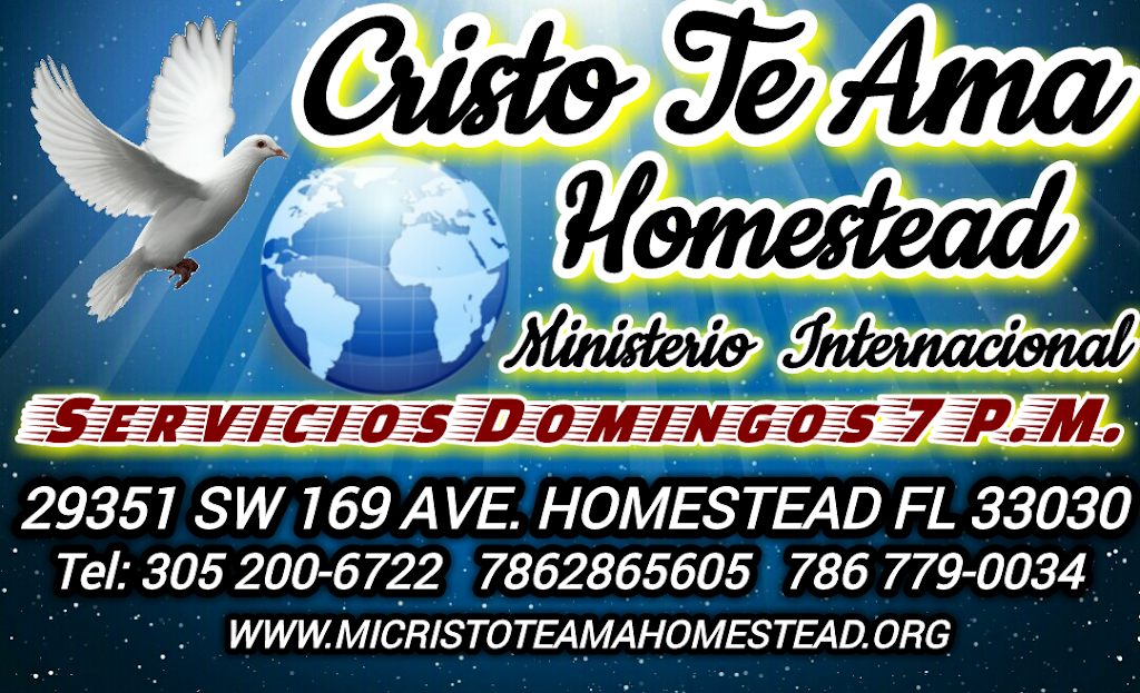 Homestead Cristo Te Ama Iglesia Cristiana | 13080 SW 248th St Suite 10, Princeton, FL 33032, USA | Phone: (305) 725-7827