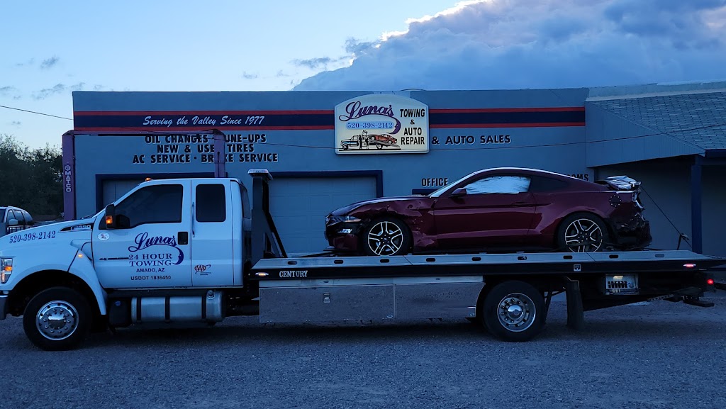 Luna’s Auto Service & Towing | 2877 I-19 Frontage Rd, Amado, AZ 85645, USA | Phone: (520) 398-2142