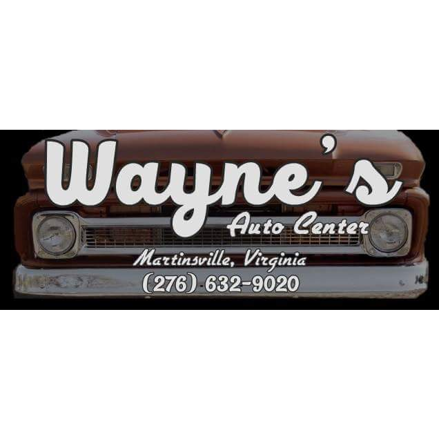 Waynes Auto Center | 1925 Old Chatham Rd, Martinsville, VA 24112, USA | Phone: (276) 632-9020