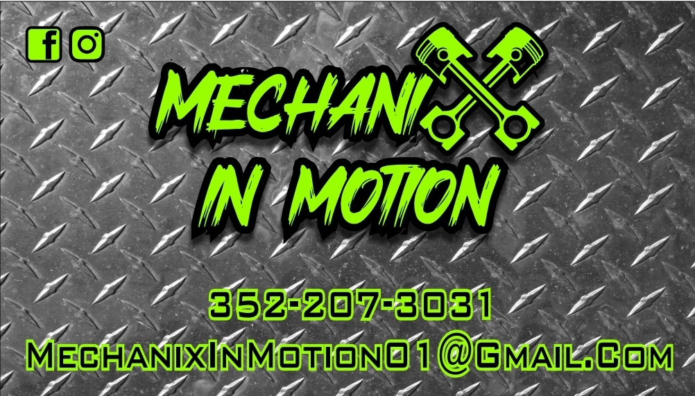 Mechanix In Motion LLC | 3392 McKethan Rd, Dade City, FL 33523, USA | Phone: (352) 207-3031