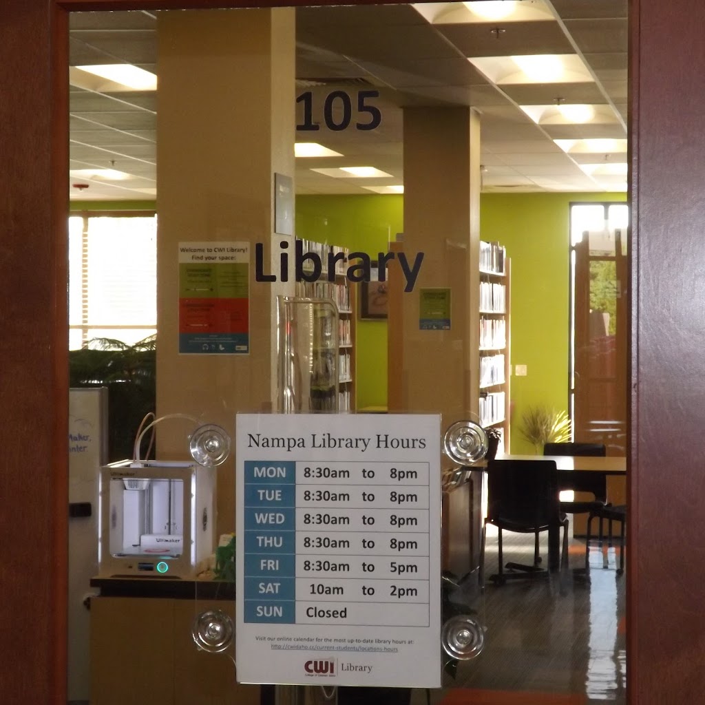 College of Western Idaho Library | 6042 Birch Ln, Nampa, ID 83687, USA | Phone: (208) 562-3115