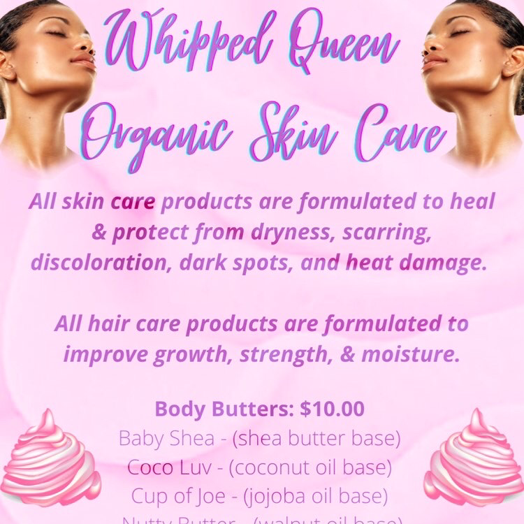 WhippedQueen Organic Skin Care | 411 49th St, Newport News, VA 23607, USA | Phone: (757) 706-2128