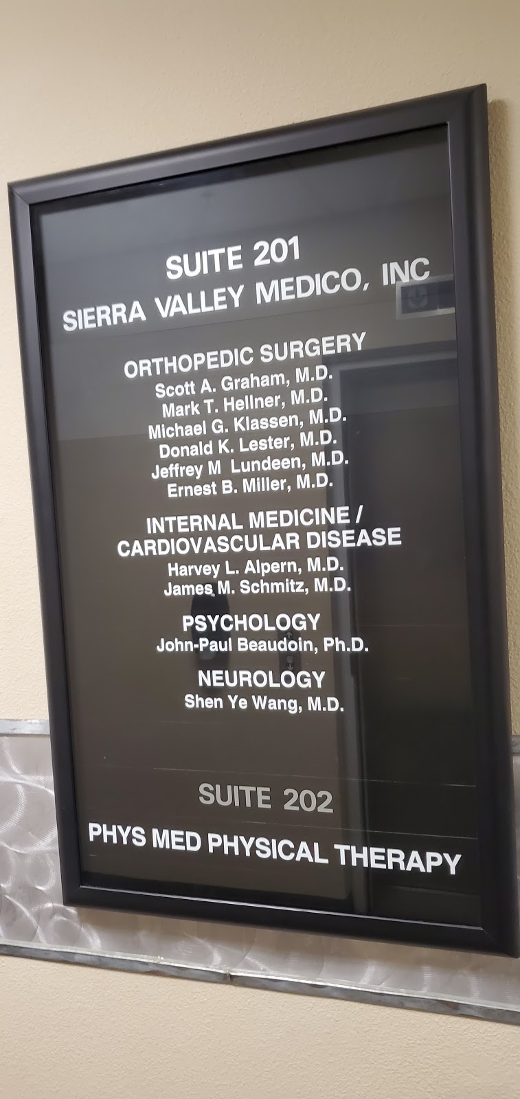 Sierra Valley Medico, Inc. | 7033 N Fresno St STE 201, Fresno, CA 93720 | Phone: (559) 435-5581