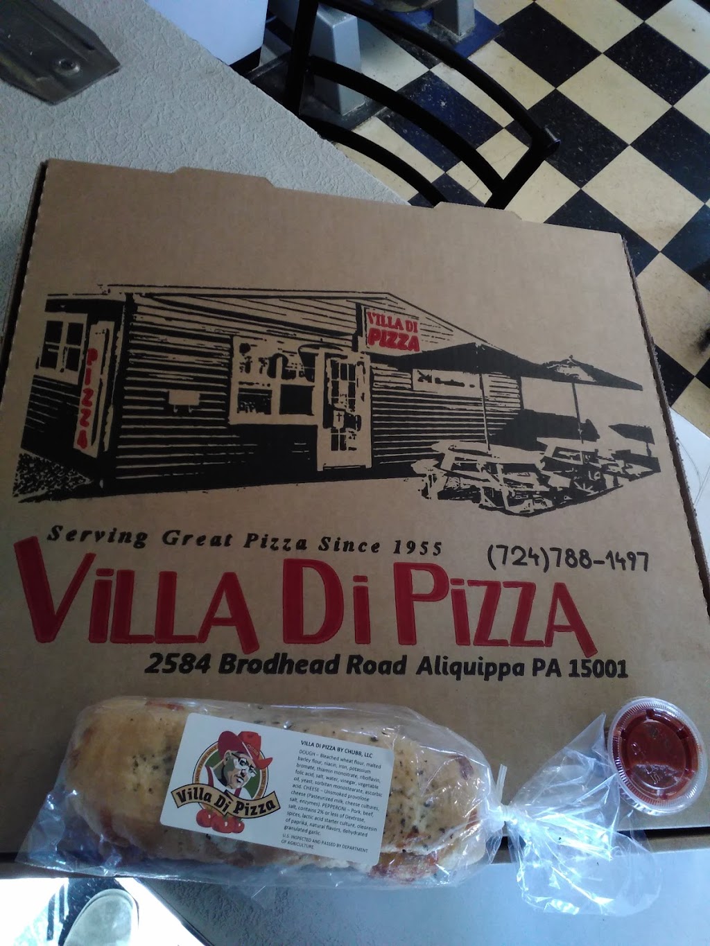 Villa Di Pizza | 2584 Brodhead Rd, Aliquippa, PA 15001, USA | Phone: (724) 788-1620