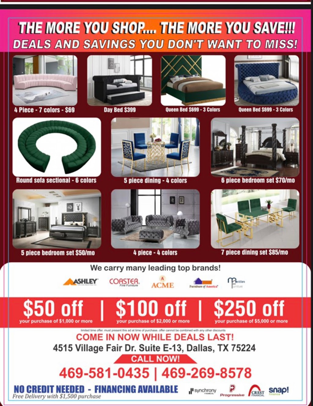 furniture galliere | 4515 Village Fair Dr e13, Dallas, TX 75224, USA | Phone: (469) 581-0435