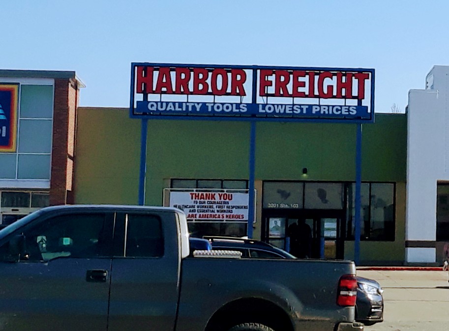 Harbor Freight Tools | 3201 US-75 #103, Sherman, TX 75090, USA | Phone: (903) 892-5941